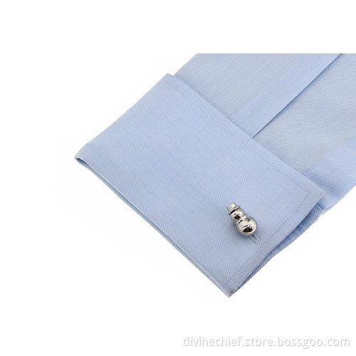Make Custom Snowman Metal Cufflinks Wholesale Men Suit Shirt Cufflinks